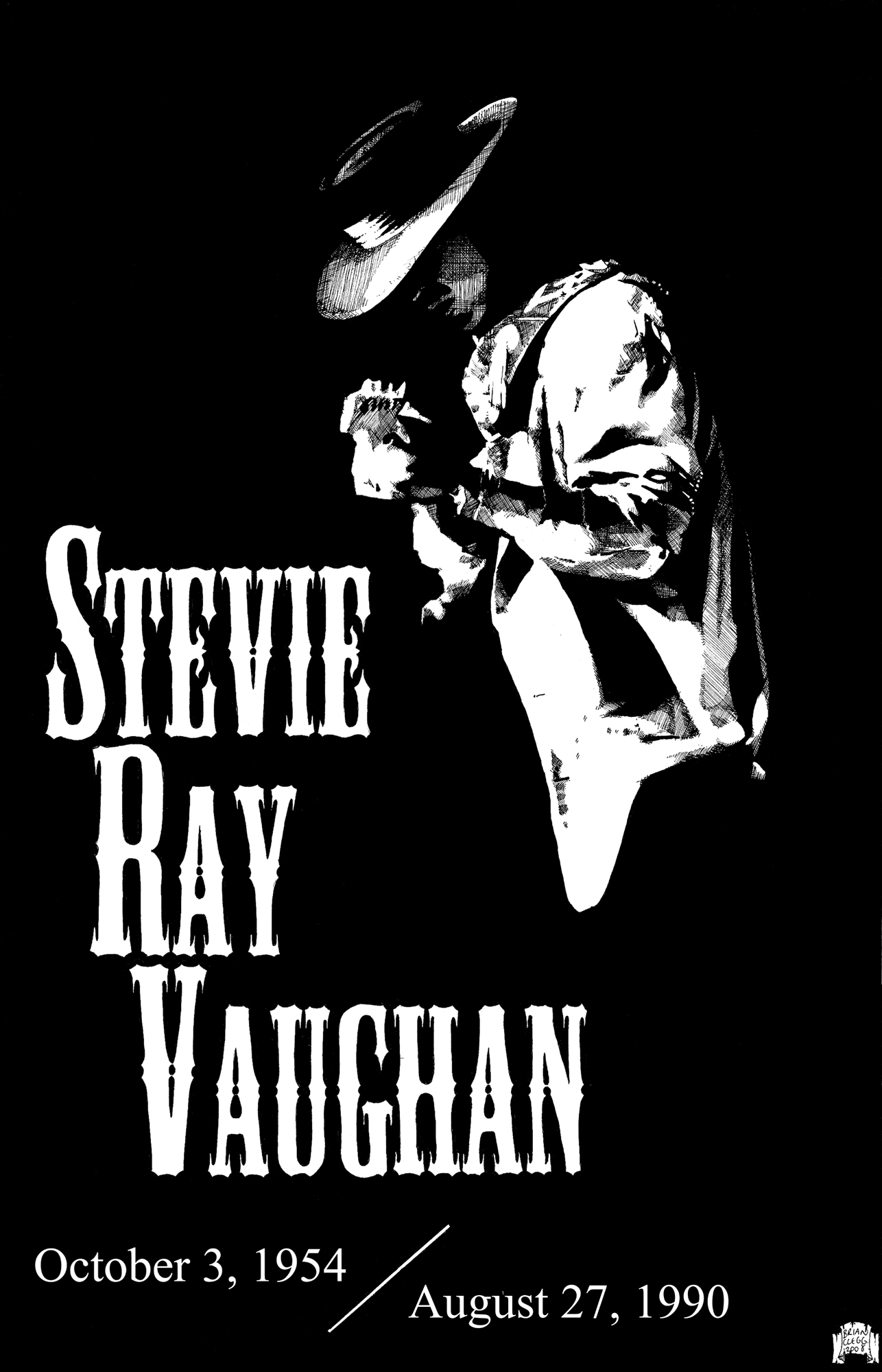 Stevie Ray Vaughan by DarkZoneGraphics on