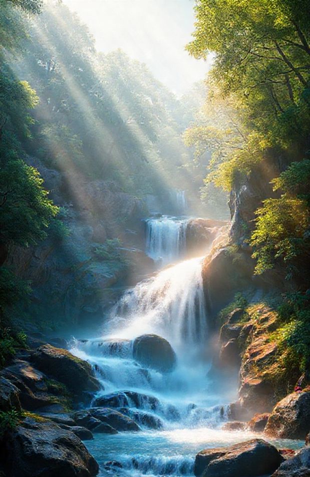 3d Animated Waterfall Wallpaper