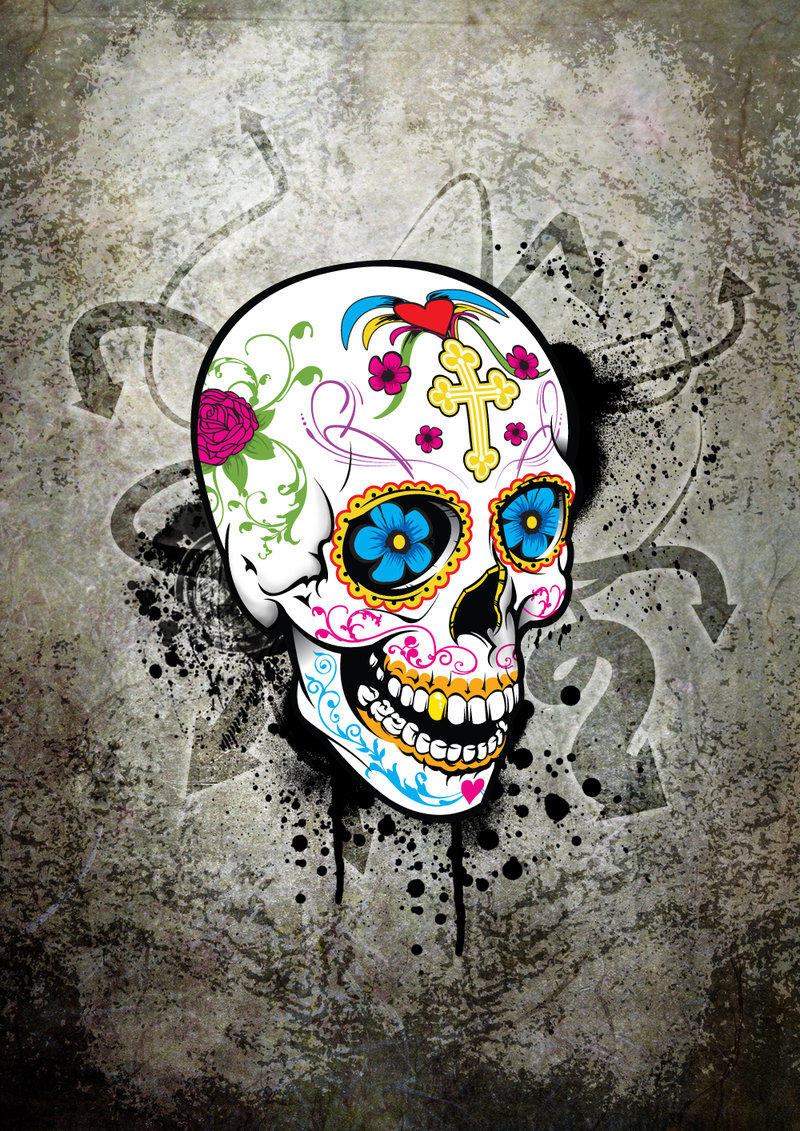 Mexican Skull Girl Wallpaper PicsWallpapercom