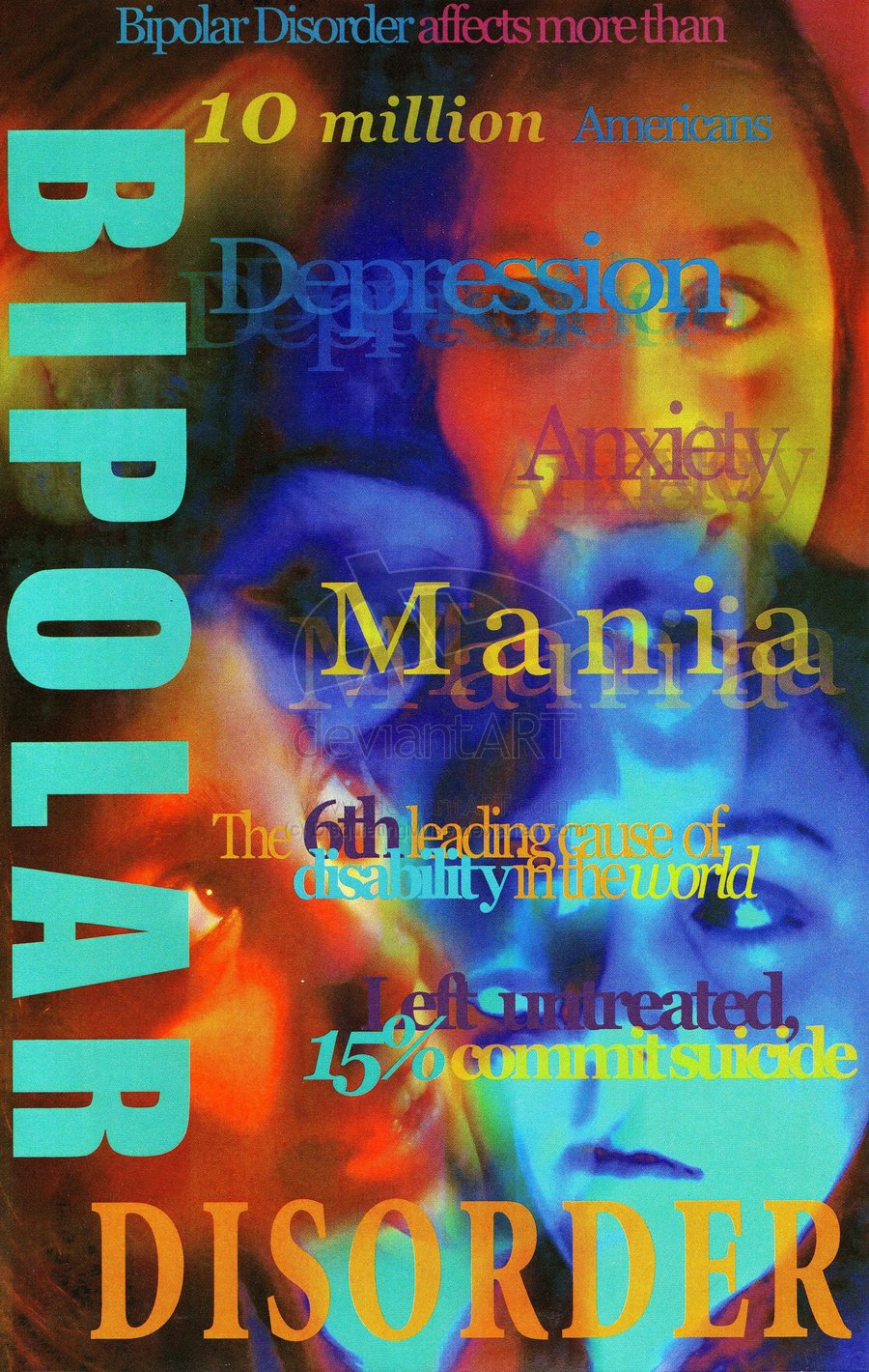 Bipolar Awareness Poster By Disquietingmuse
