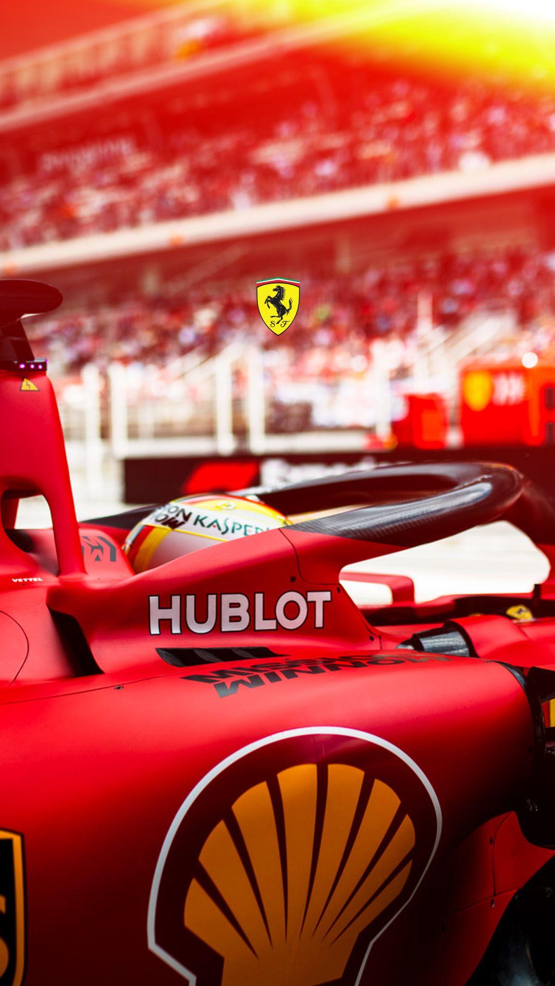 Sebastian Vettel Ferrari Poster R Formula1