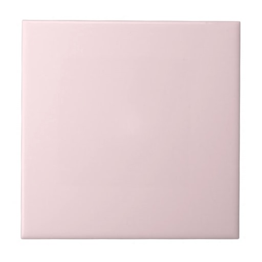 Misty Rose Light Baby Pink Solid Color Background Small Square Tile