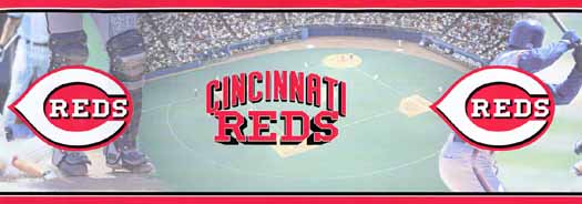 Cincinnati Reds Wallpaper Border Inc