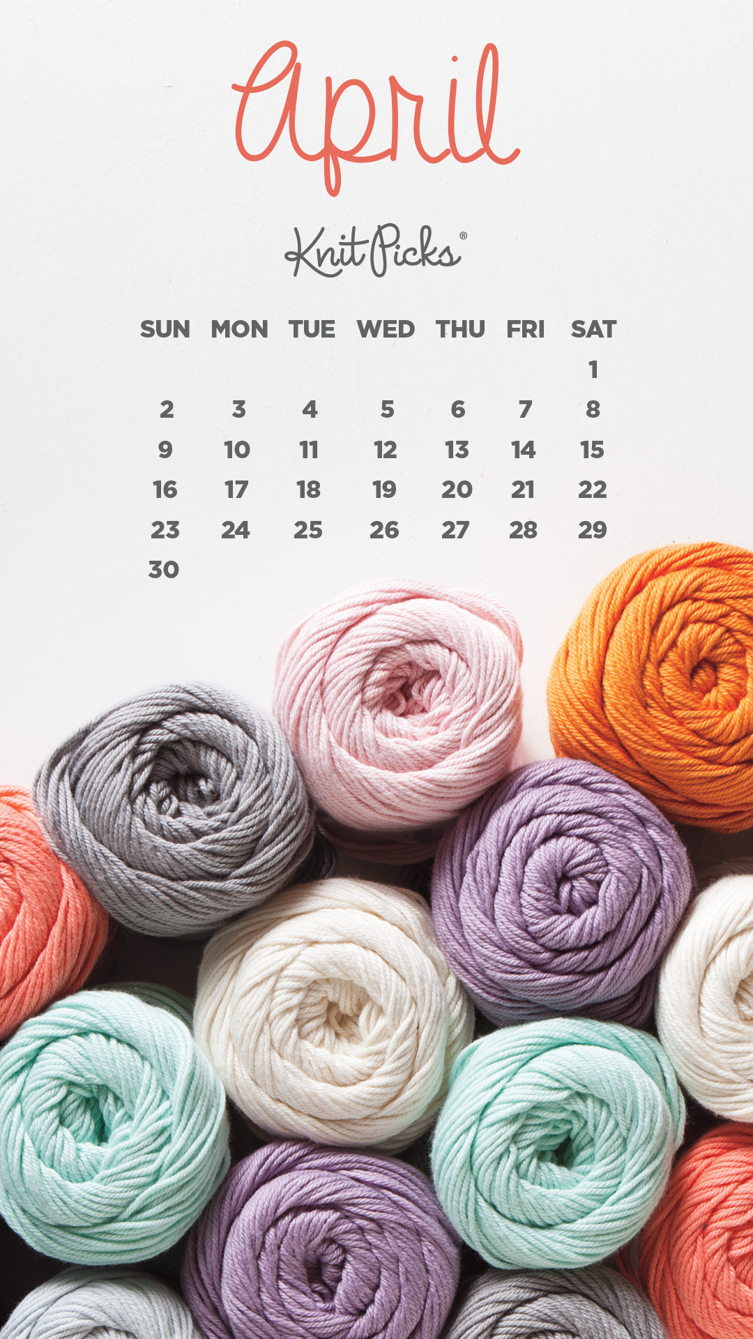 Able April Calendar Knitpicks Staff Knitting