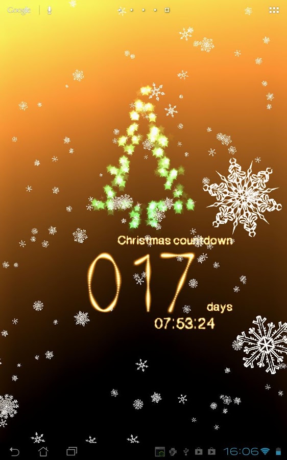 live christmas countdown wallpaper for desktop