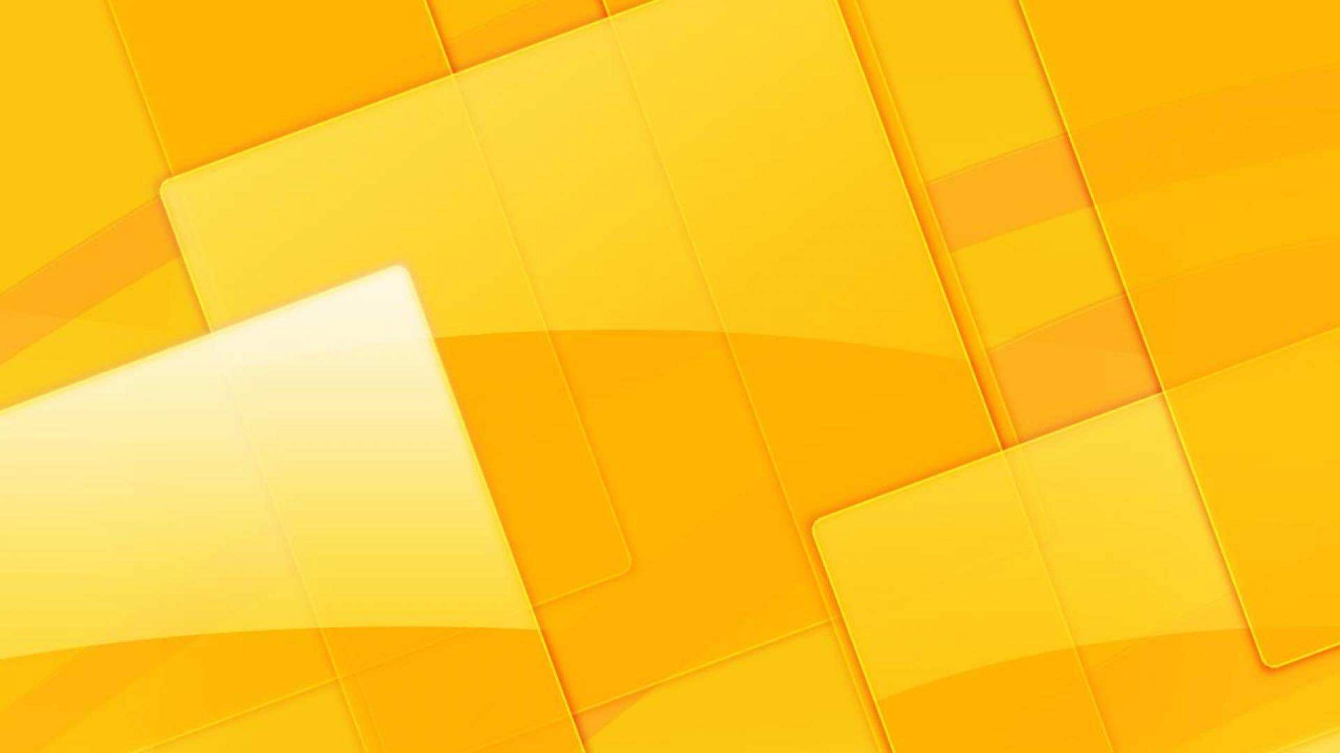 Abstract yellow background with overlapping translucent squares and subtle curves, creating a vibrant and dynamic visual