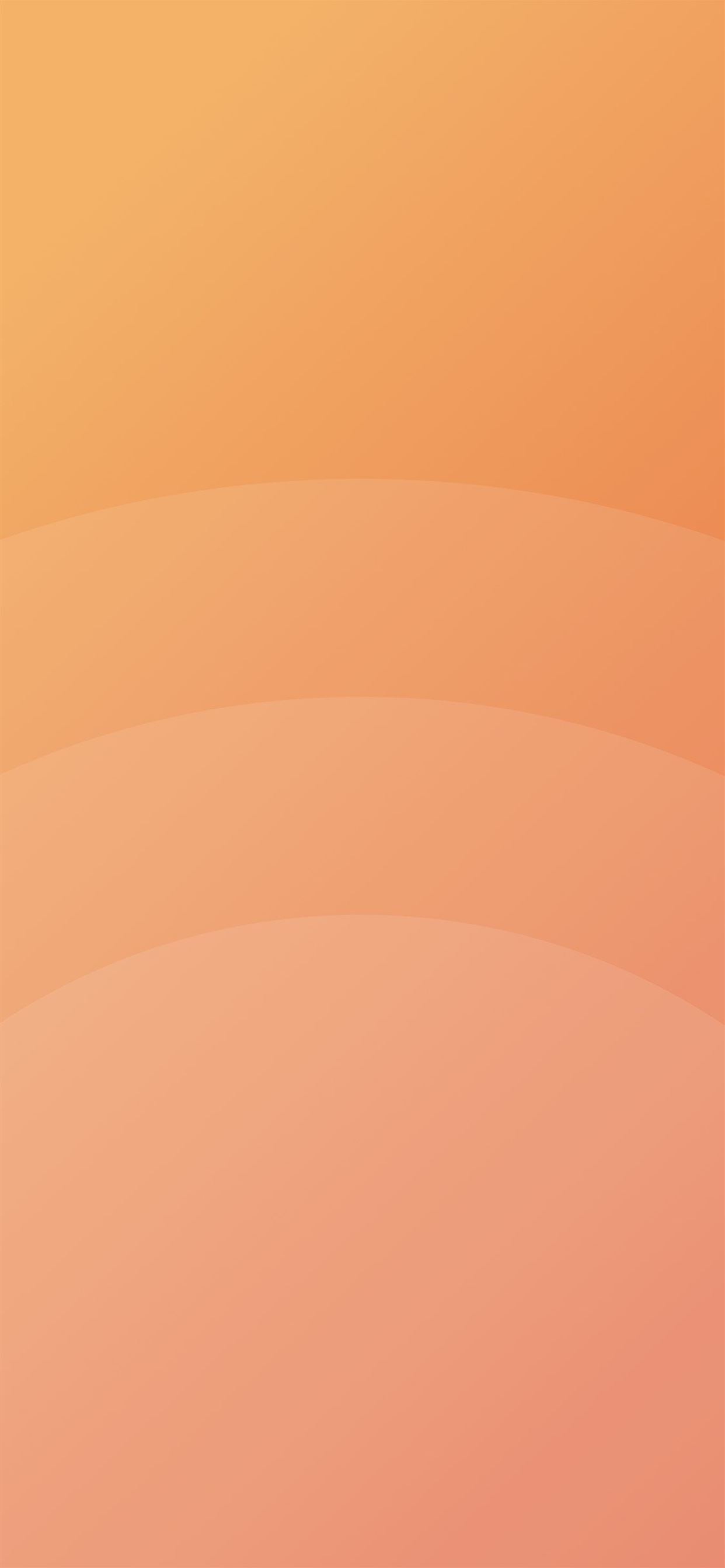 Circle Orange Simple Minimal Pattern Background iPhone X