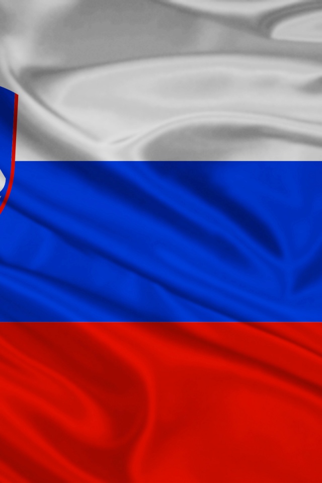 Slovenia Flag iPhone Wallpaper