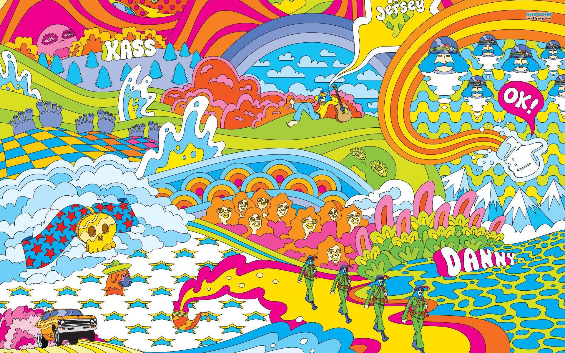 Hippie Desktop Background