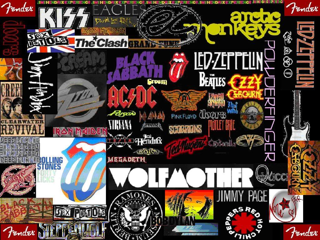 Group of Wallpapers Metal Band Logo Bands Free Screensavers 1024x768
