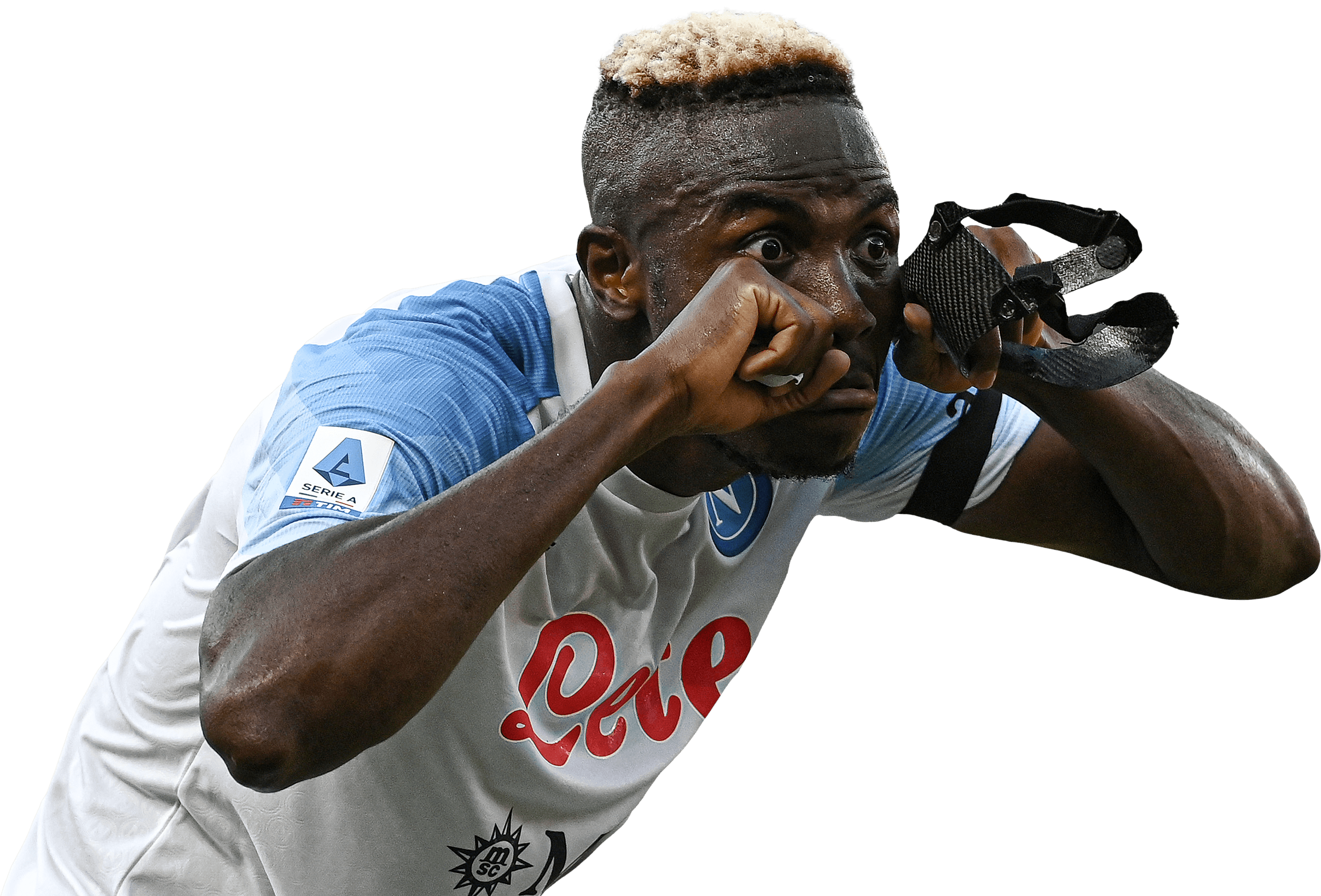 Victor Osimhen Napoli Football Render Wallpaper
