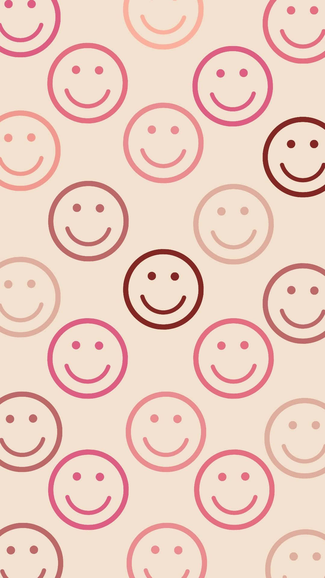 Preppy Smiley Aesthetic Wallpaper