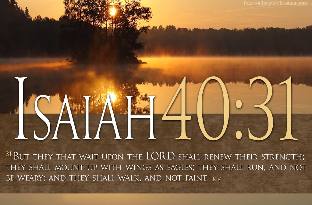 Free Download Bible Verses On Faith Isaiah 40 31 River Scripture HD 