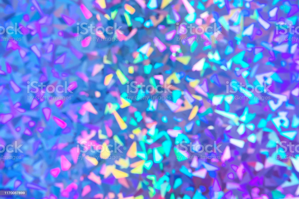Pastel Colored Holographic Background Stock Photo Image