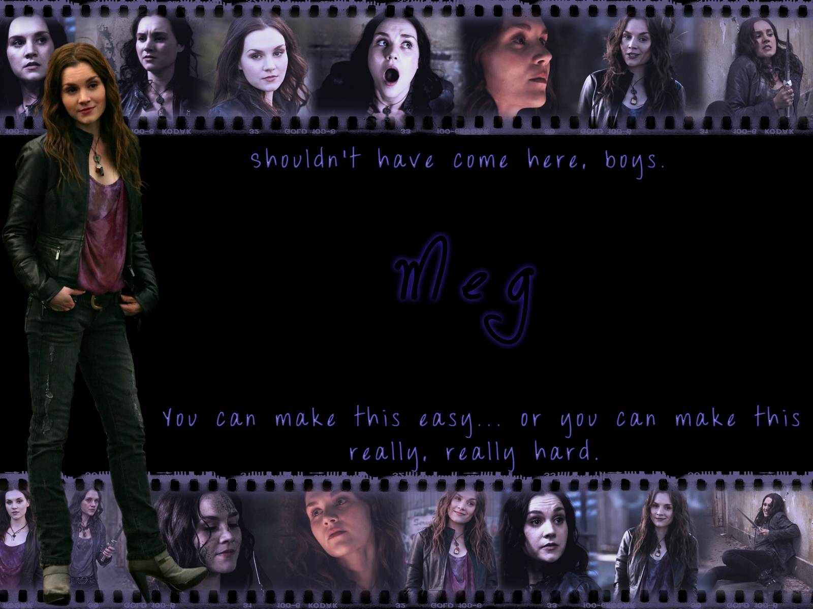 Supernatural Crowley iPhone Wallpaper Meg