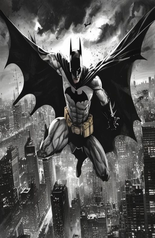 Black And White Batman Wallpaper