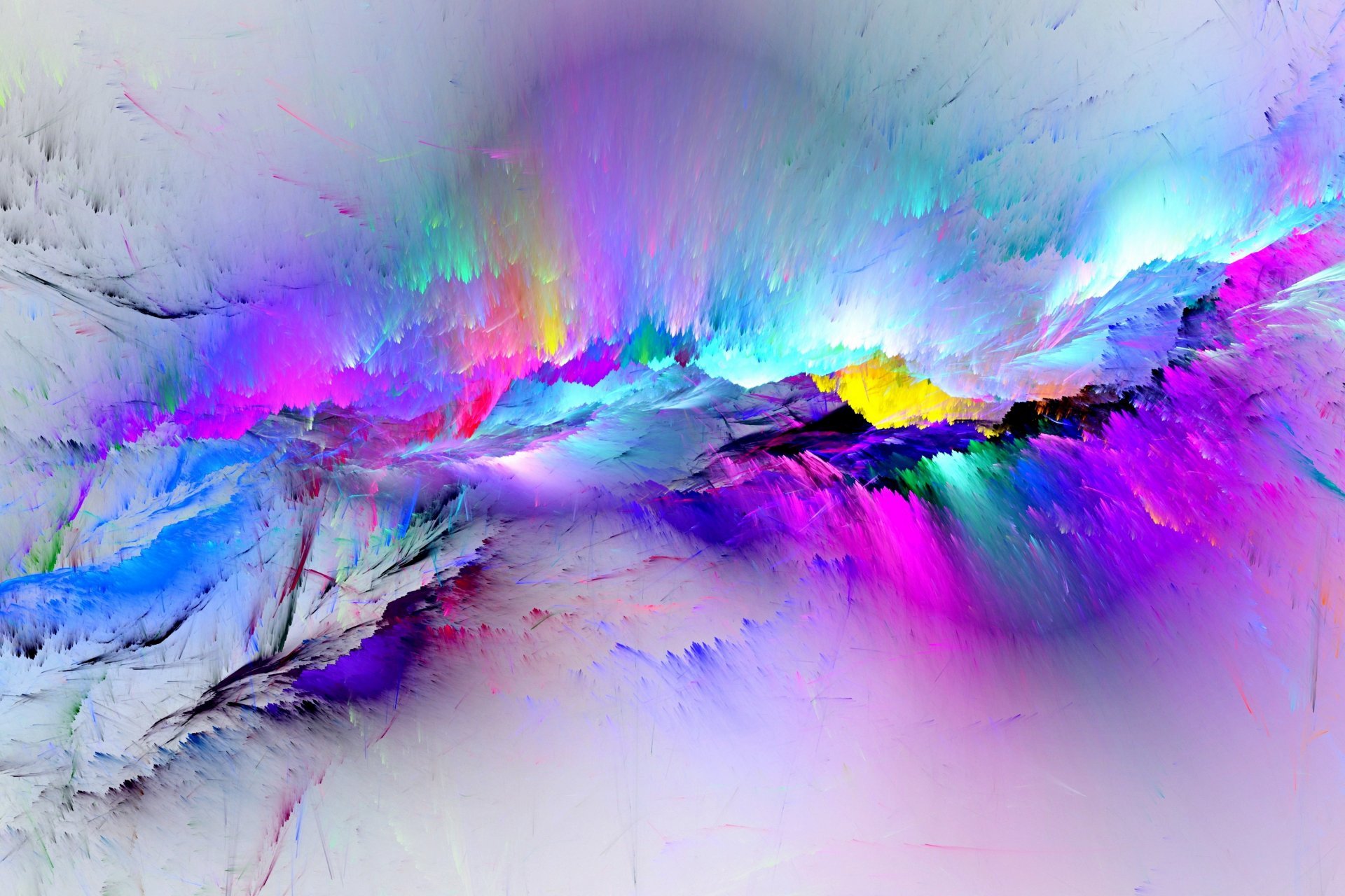 Abstract Colors Background Paint Spray HD Wallpaper