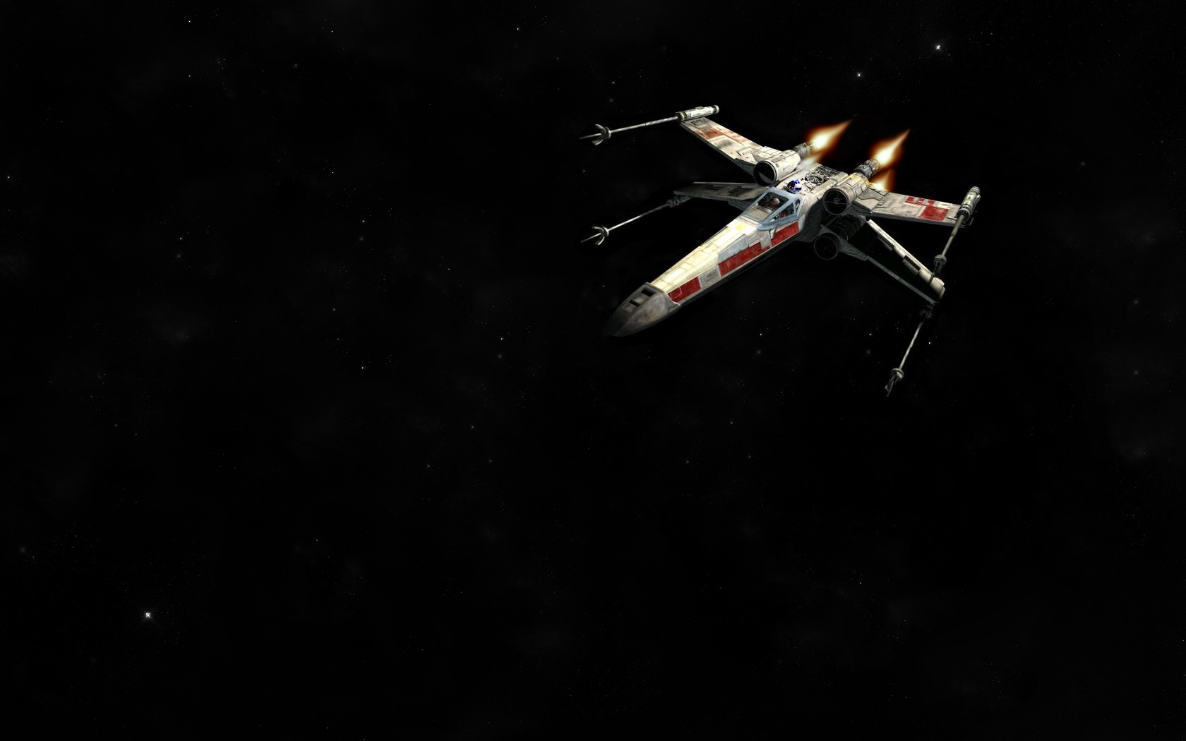 Star Wars X Wing Fighter Xwing And Out