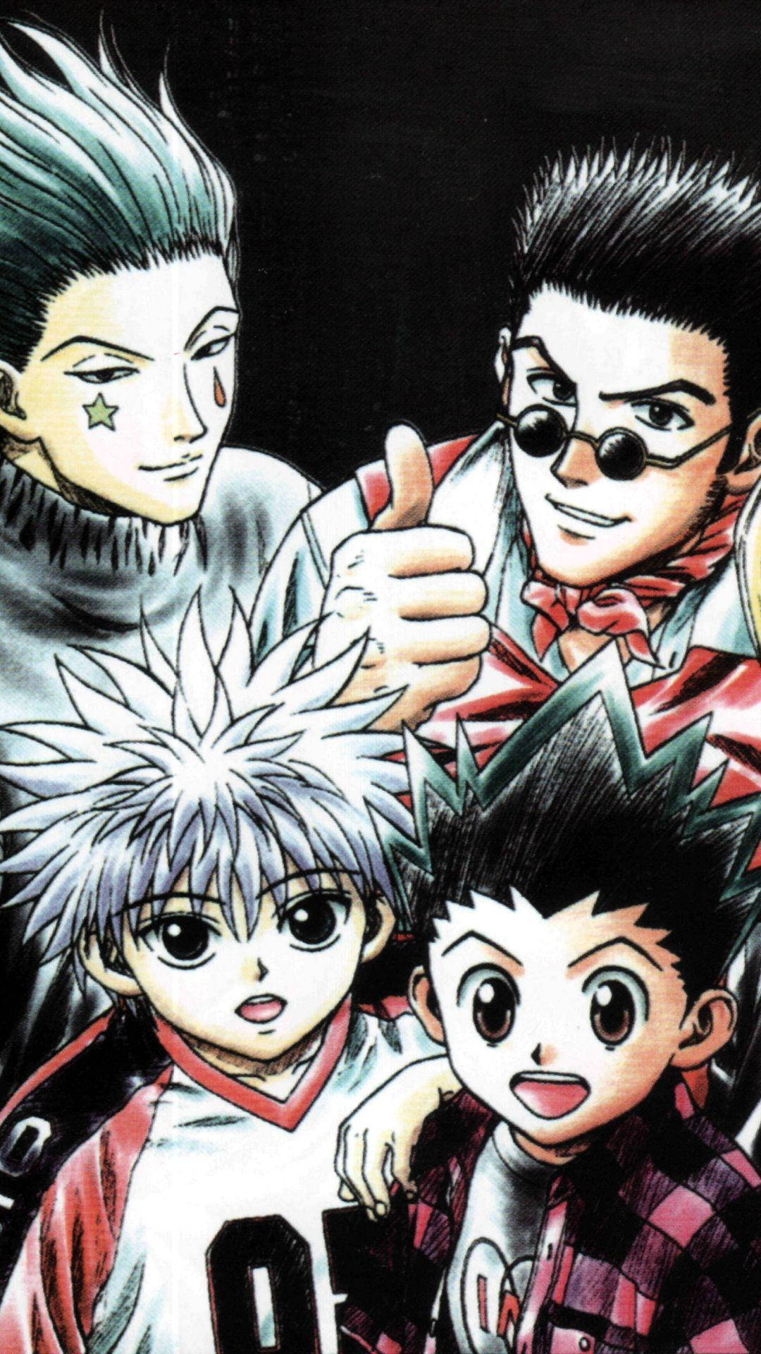 Digital Drawing Of Hunter X iPhone Wallpaper