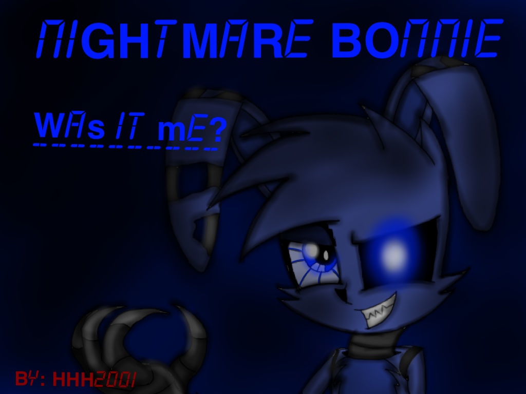 FNAF Nightmare Bonnie by HHH2001 on