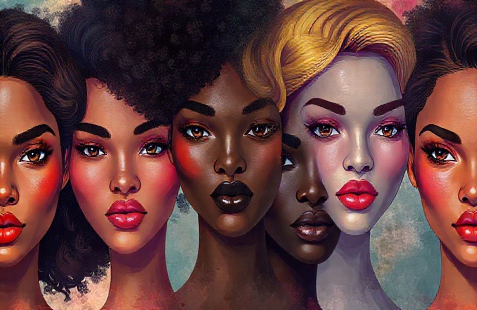 Beautiful Women Faces Wallpaper