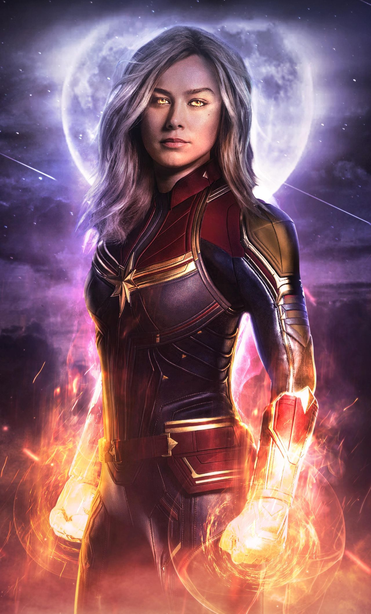 Captain Marvel iPhone Wallpaper