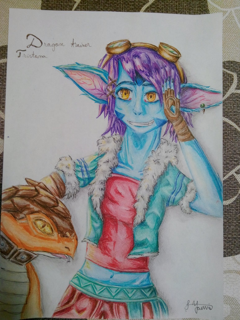 Lol Dragon Trainer Tristana By Olivemellorine