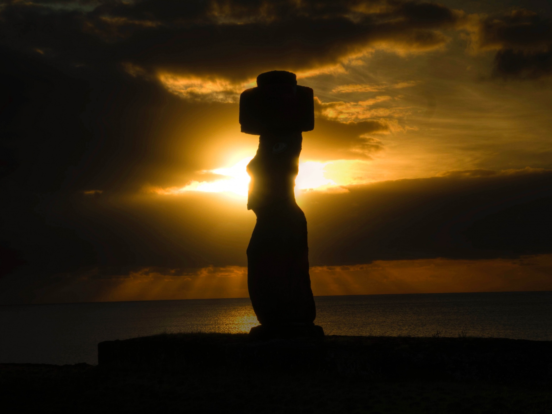 Easter Island Image Background Photos Apple Tablet Amazing