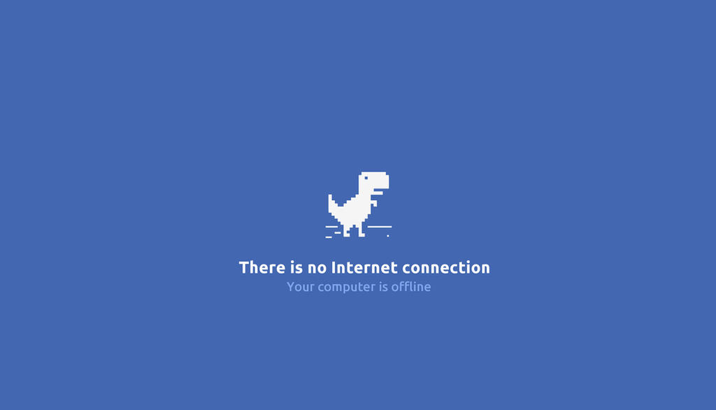 Dino Chrome Blue No Inter Connection By K4ng Wallpaper On