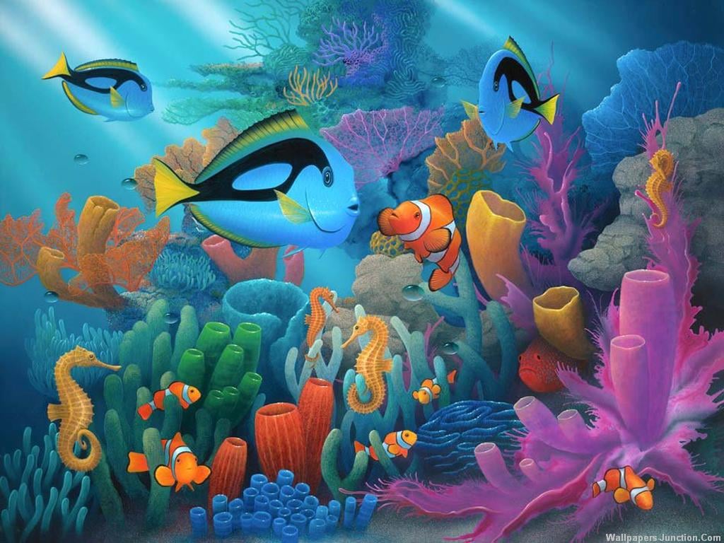 50 3d Aquarium Wallpaper On Wallpapersafari