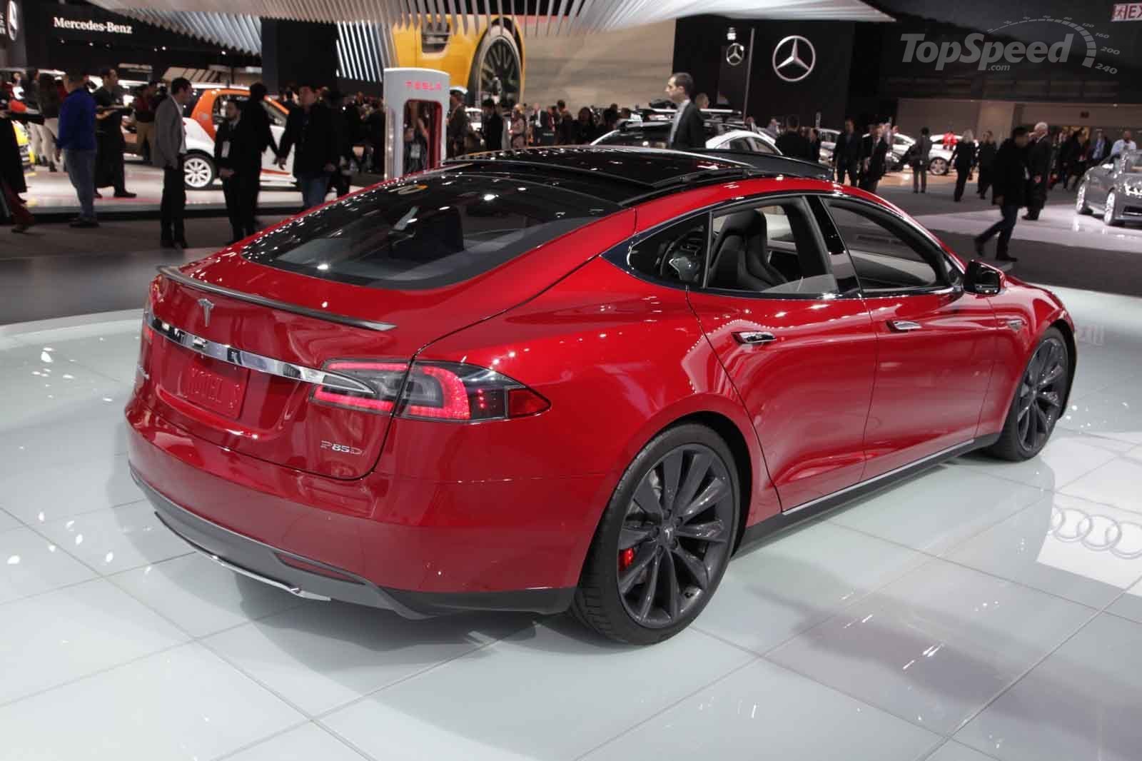 Tesla Model X Background HD Wallpaper