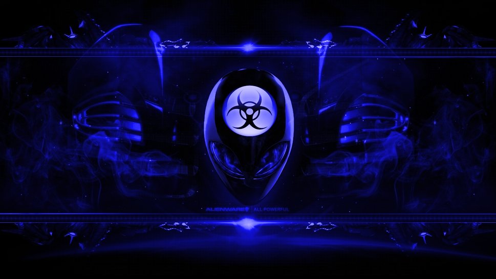 Alienware Bio Blue Wallpaper
