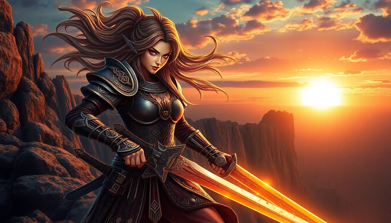 Warrior Girl Wallpaper