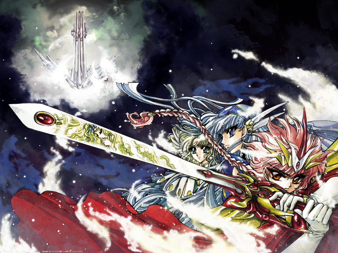 Magic Knight Rayearth Wallpaper Right To Will Minitokyo