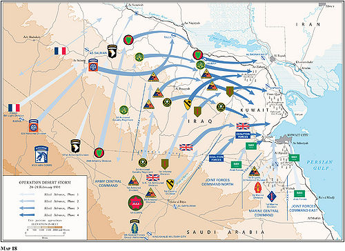 Operation Desert Storm Map Ground