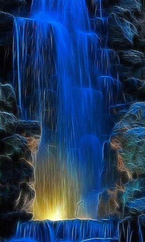 Wallpaper Waterfall For Your Htc Touch