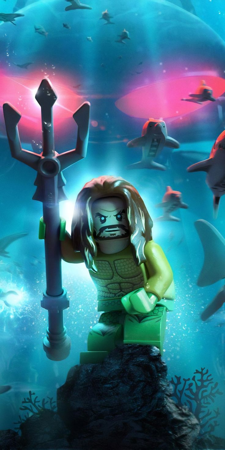 Lego Aquaman Poster Movie Wallpaper