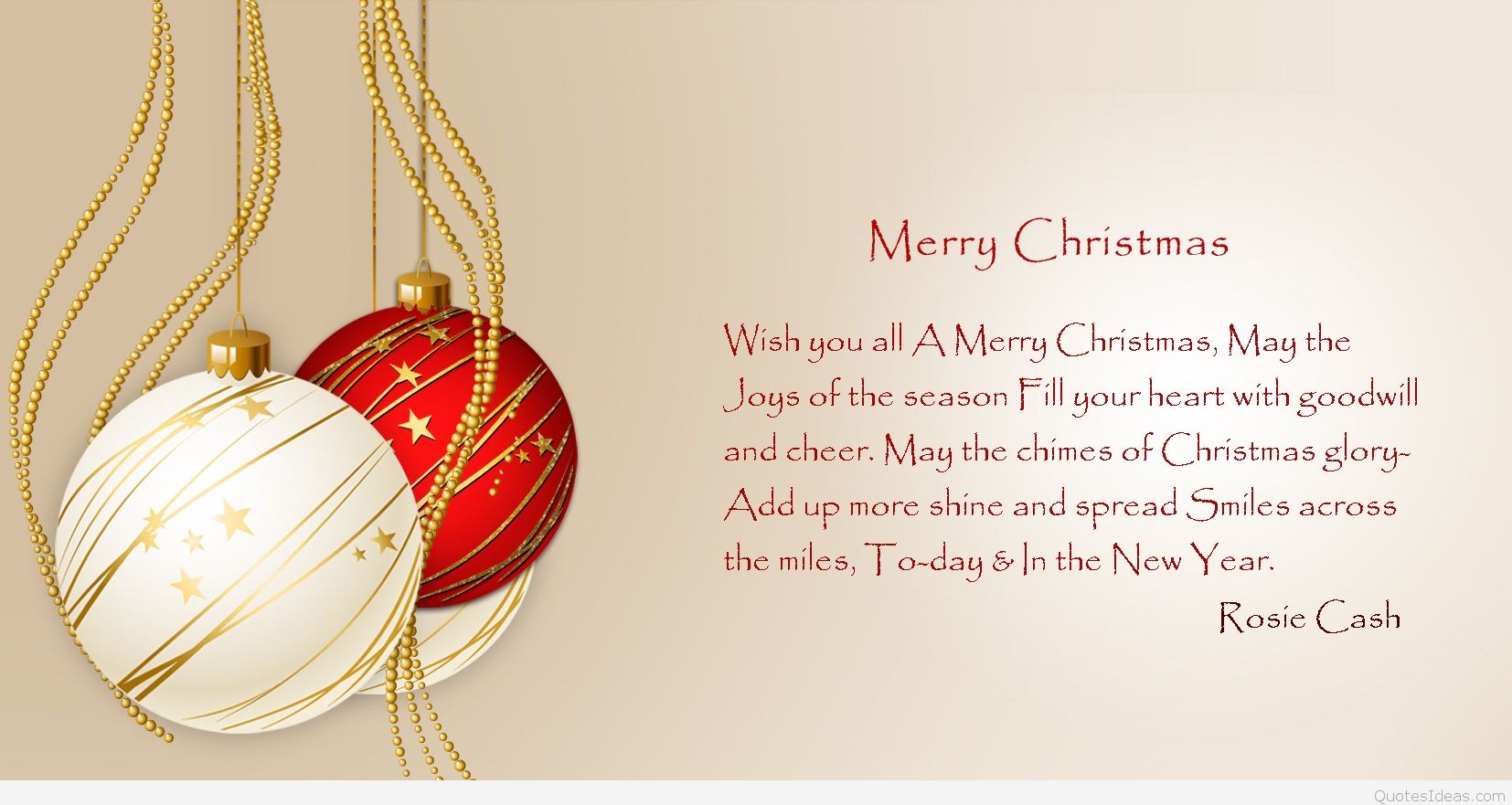 Beautiful Merry Christmas Wallpaper With Quotes