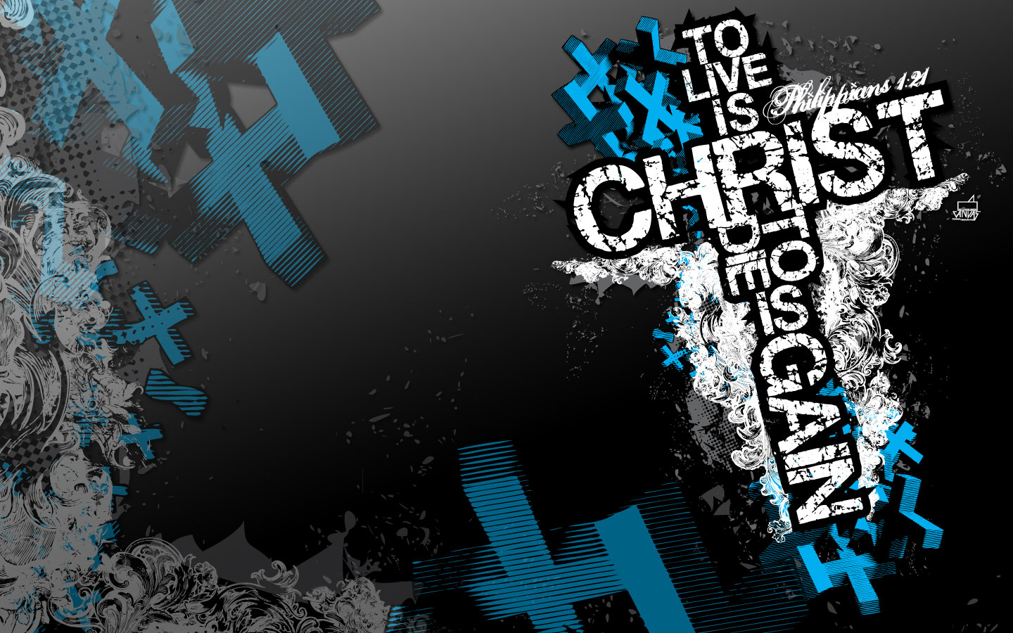    To Live is Christ Wallpaper   Christian Wallpapers and Backgrounds