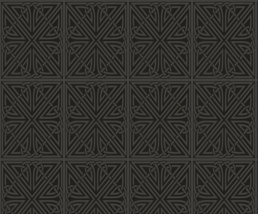 Lovely deep dark black art nouveau pattern wallpaper You cant see