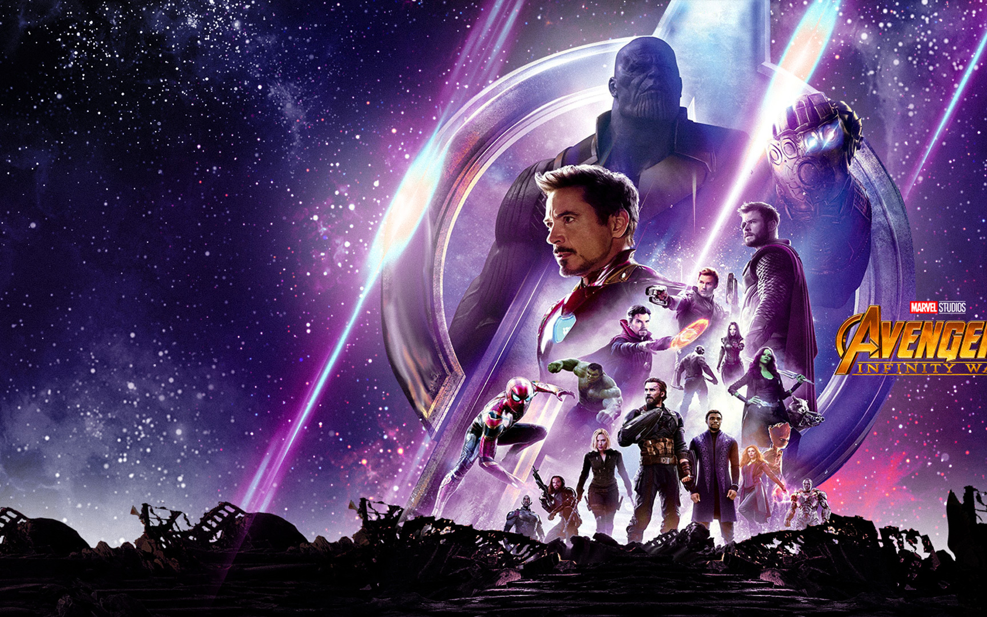 Avengers Infinity War HD Poster 4k Wallpaper Image