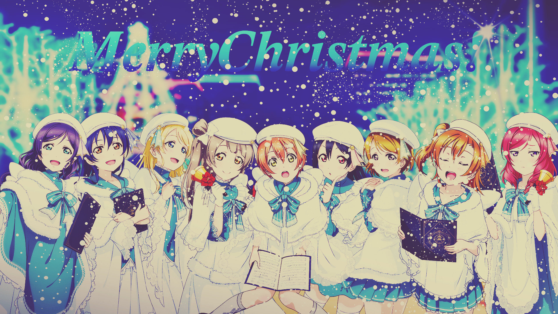 Best Christmas Anime Wallpaper Id For High Resolution 1080p Pc