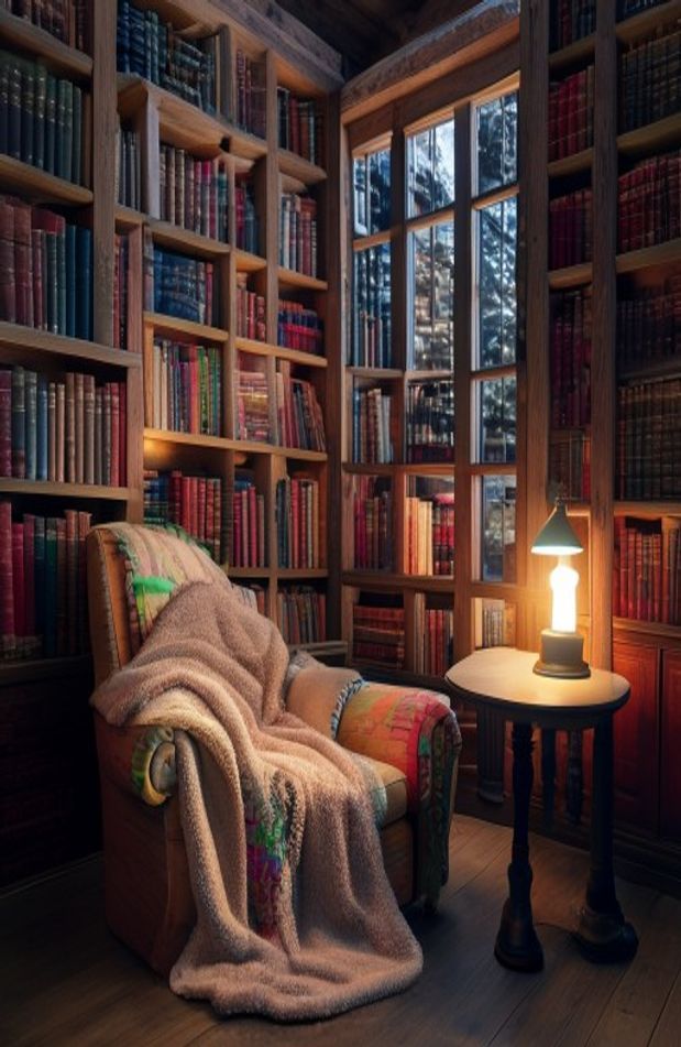 Library Wallpaper Image