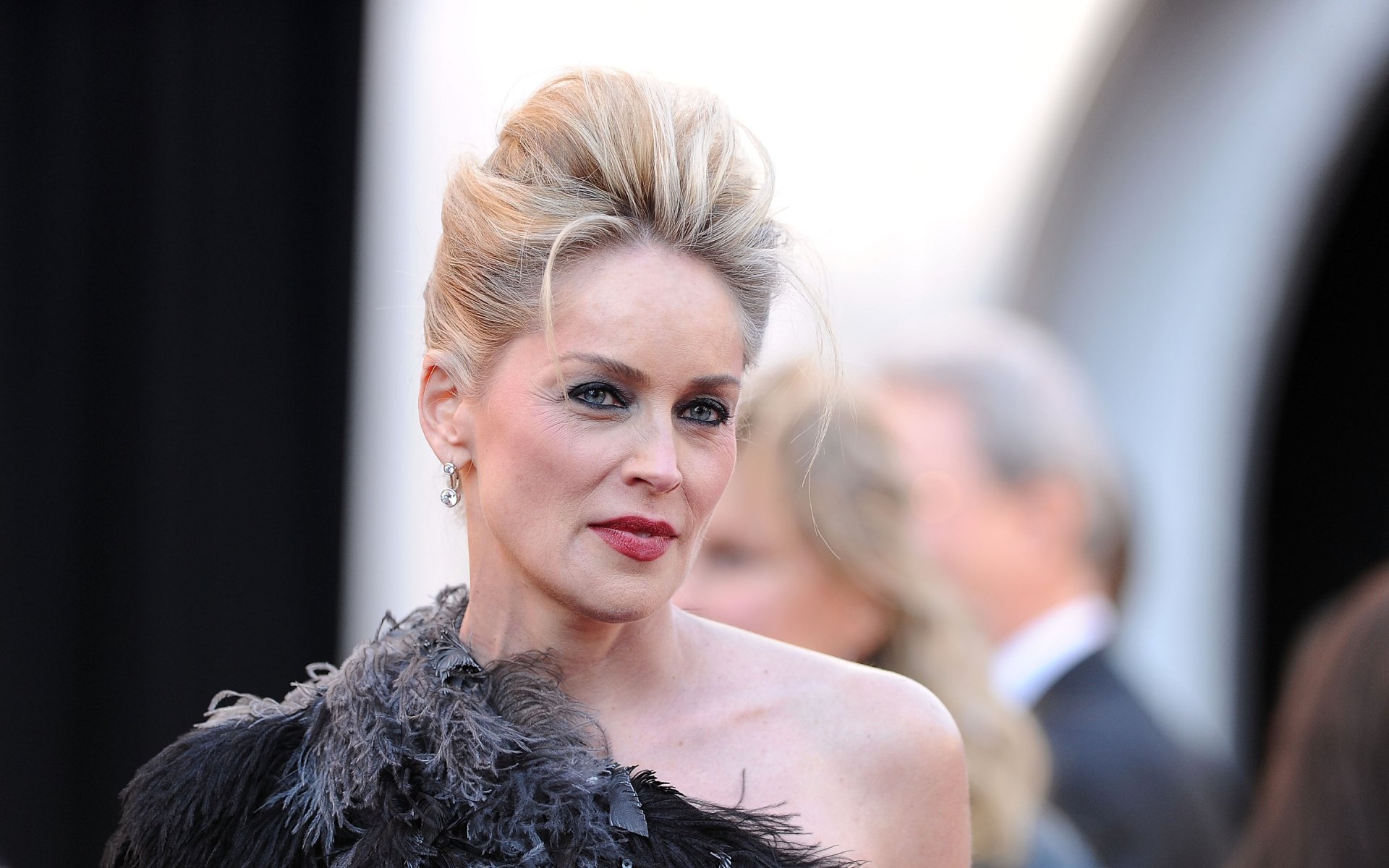 American Actress Celebrity Sharon Stone HD Wallpaper