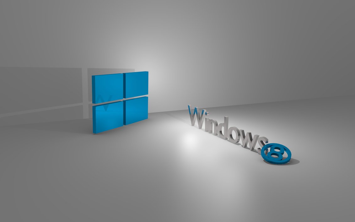 Windows 8 3D Wallpaper Linux Mint style by dberm22