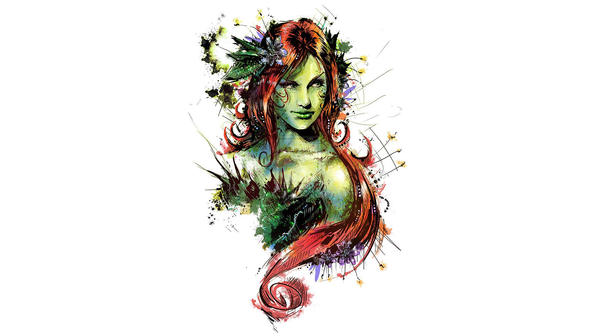 Poison Ivy Puter Wallpaper Desktop Background