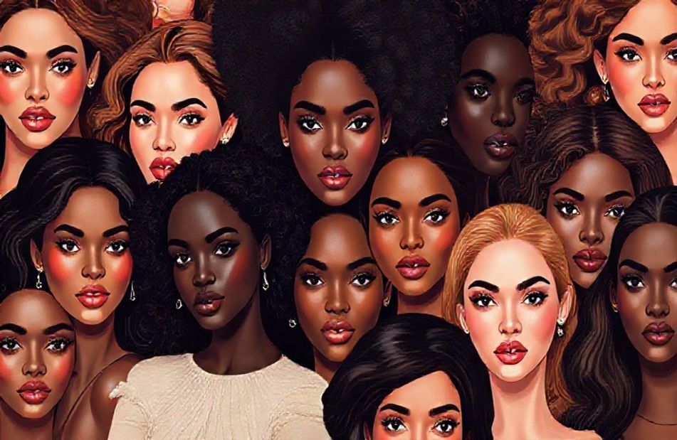 Beautiful Women Faces Wallpaper
