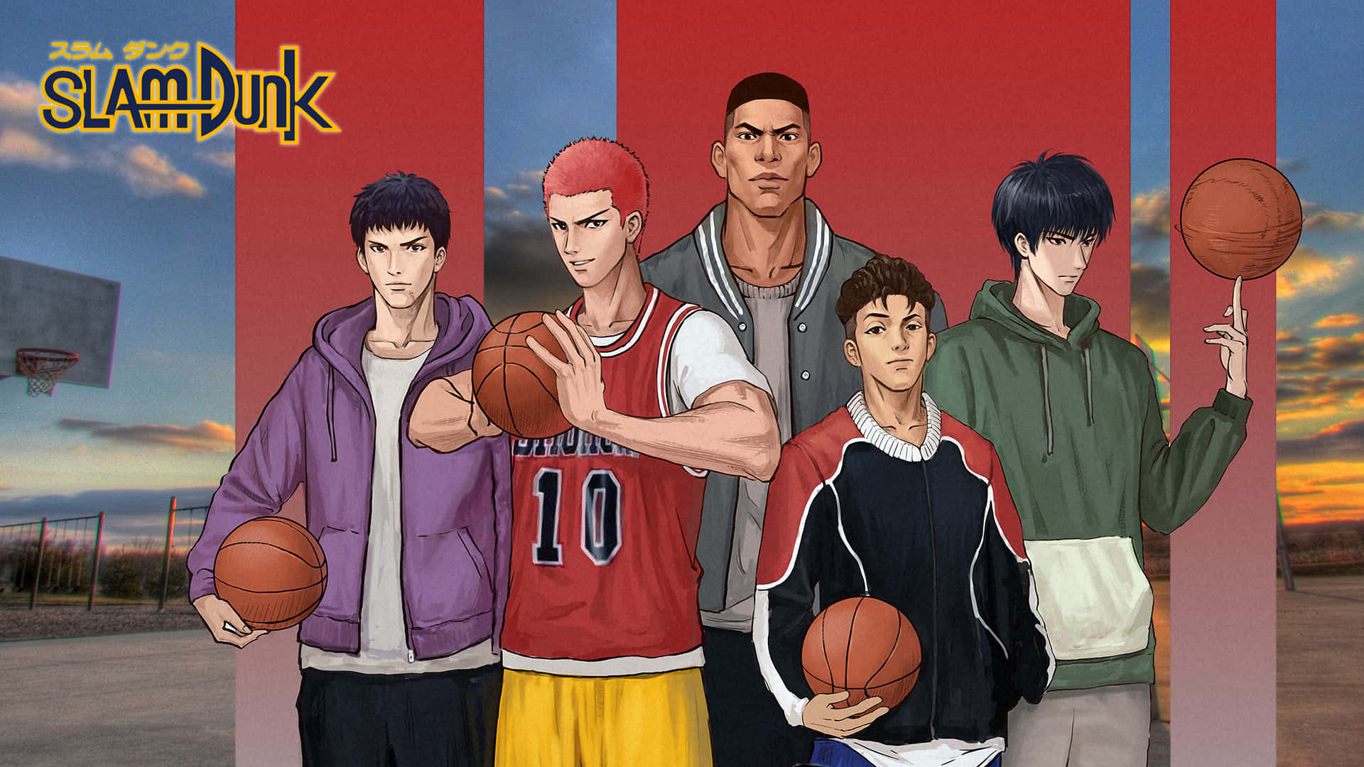 Slam Dunk Background Wallpaper