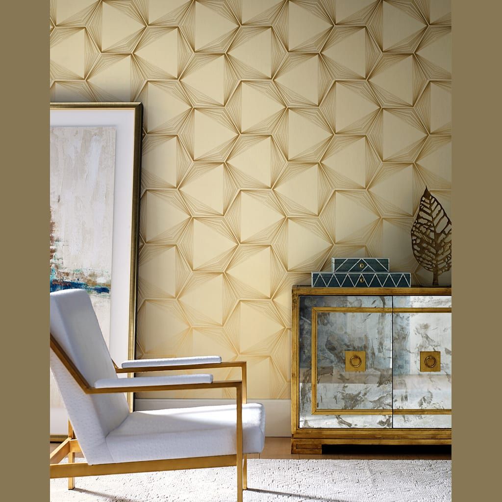 York Wallcoverings Honeycomb Wallpaper