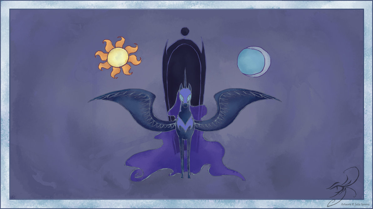 My Little Pony Nightmare Moon by kaizerin on
